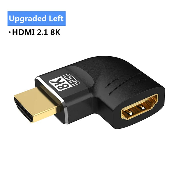 HDMI-Compatible Adapter, Mini/Micro HDMI To HDMI Adapter, 8K 60Hz 4K 120Hz/144Hz Male To Female Converter For HDTV Laptop PS5