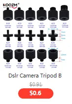 1/4" 3/8" Male Female Thread Screw, Tripod Plate Screw Mount For Camera Flash Tripod Mic, Metal Camera Accessories Mount Adapter