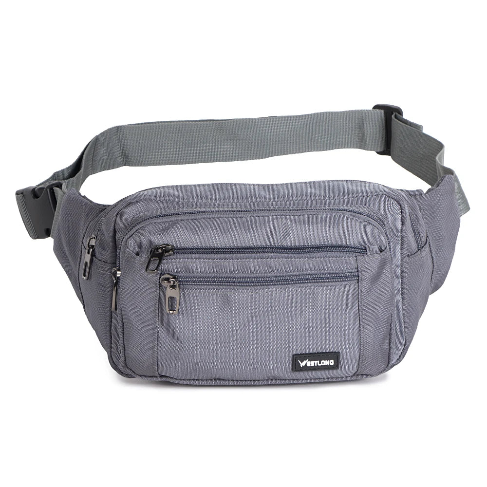 Waist Pack, Casual Functional Fashion Men Waterproof Fanny Pack, Women Belt Bum Bag, Male Phone Wallet Pouch Bags, Unisex 98011