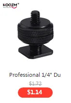 1/4" 3/8" Male Female Thread Screw, Tripod Plate Screw Mount For Camera Flash Tripod Mic, Metal Camera Accessories Mount Adapter