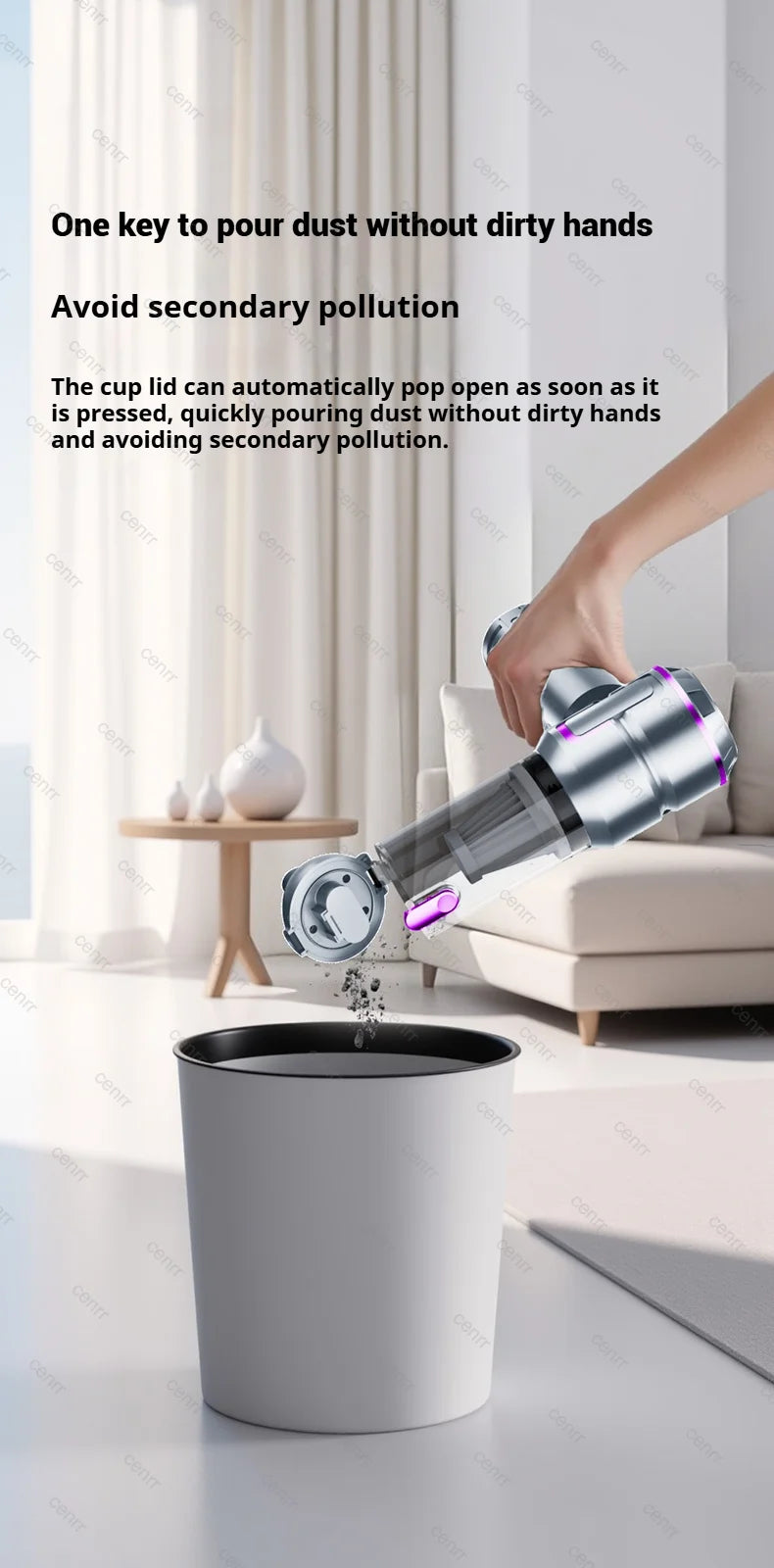 NEW Car Vacuum Cleaner, 998000PA Mini Cordless Powerful Portable Car Vacuum Cleaner for Home, Handheld Blower Car Cleaner