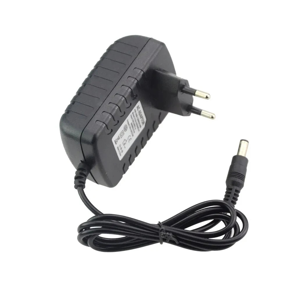 12 Volt Power Supply Transformer, AC 110V 220V  To DC 12V, EU US Power Adapter, Power Source Charger Converter DC12V 1A 2A 3A LED Driver