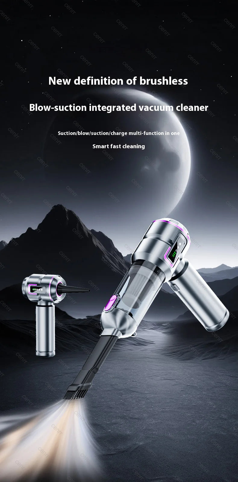 NEW Car Vacuum Cleaner, 998000PA Mini Cordless Powerful Portable Car Vacuum Cleaner for Home, Handheld Blower Car Cleaner