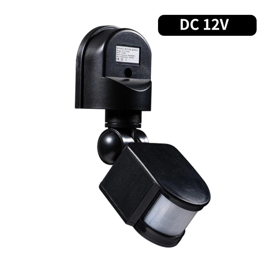 PIR Motion Sensor 220V 110V 12V Automatic Infrared Light Sensor Movement Detector Outdoor LED Light Switch Human Presence Sensor