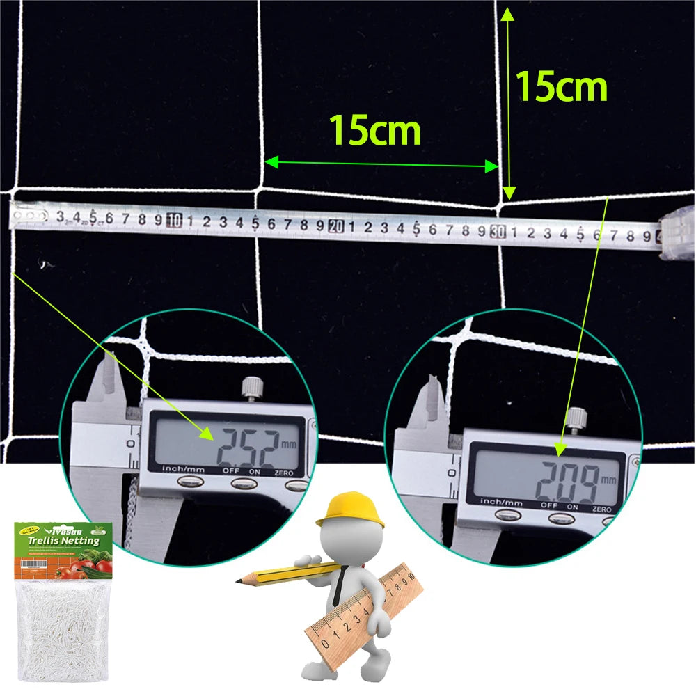 Garden Climbing Net, Trellis Netting, Heavy-Duty Plant Support Stand for Flowers Vegetable Vine, Orchard Gardening Tools