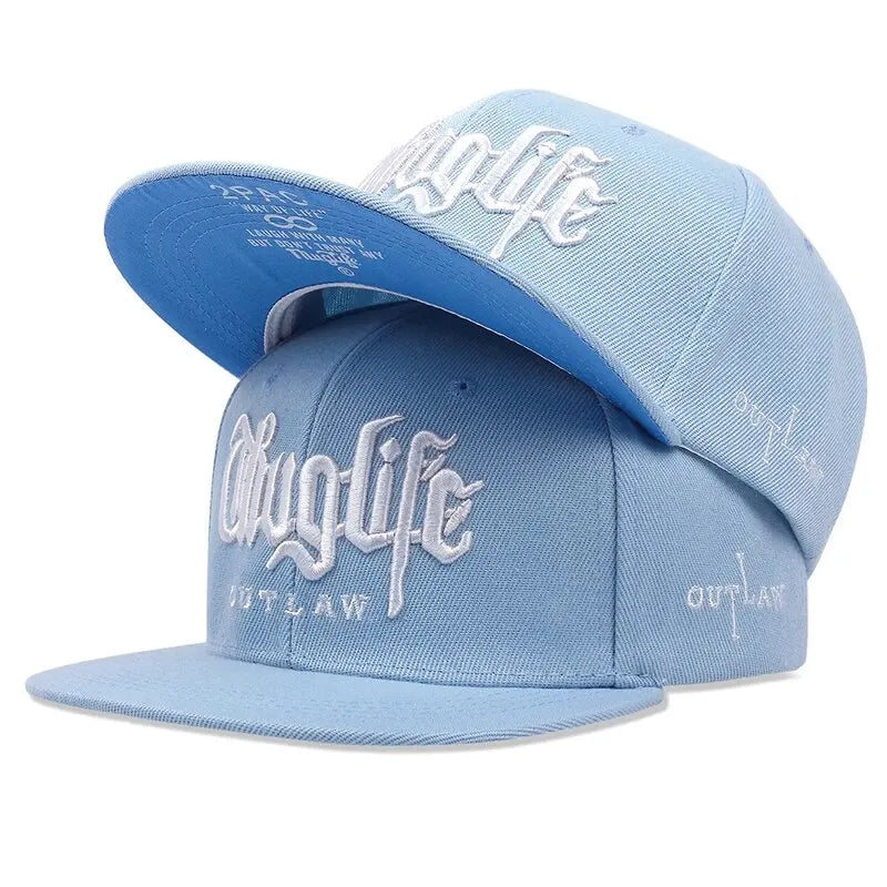 1 Pcs, Fashion Fastball CAP, Thuglife Embroidery Hiphop Baseball Cap, Snapback Hat, Adult Outdoor Casual Sun, Casual Bone Adjustable