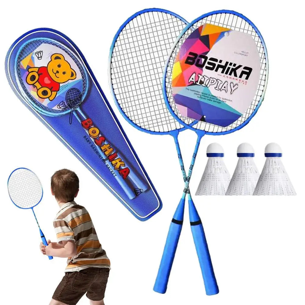 Badminton Rackets Set, 2Pcs, Professional Portable Badminton Rackets With Carrying Bag And 3 Badminton Balls, Team Sports Equipment