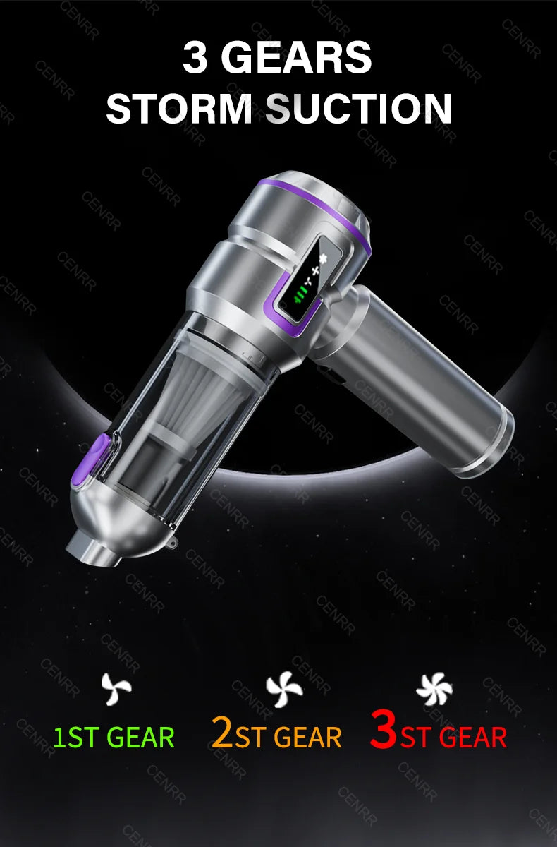 NEW Car Vacuum Cleaner, 998000PA Mini Cordless Powerful Portable Car Vacuum Cleaner for Home, Handheld Blower Car Cleaner