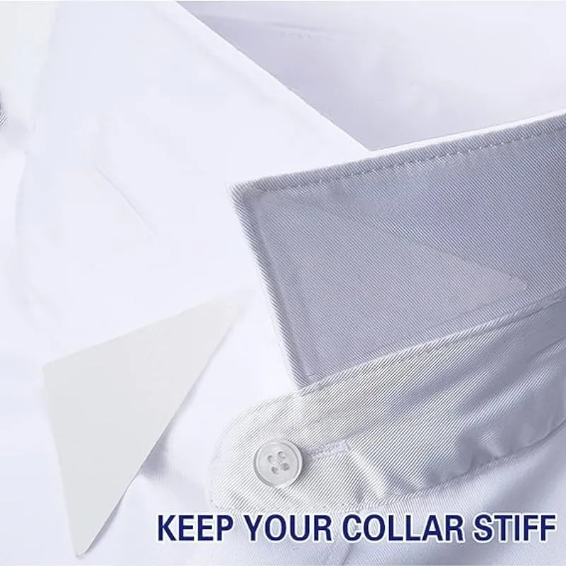 Prevent Deformation Collar Stays, Stickers, Anti Roll Stand Collar Shaper, Adhesive Shaping Patch, Avoid Curl Polo Shirts Fixed Pads