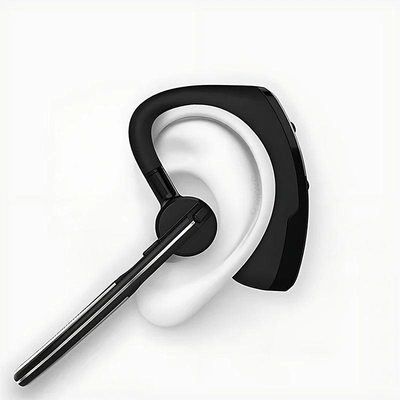 New V8 Wireless Bluetooth Single Earphone With HD Mic Stereo Headset, Handsfree Call Business Headphone For Sports Driving Travel