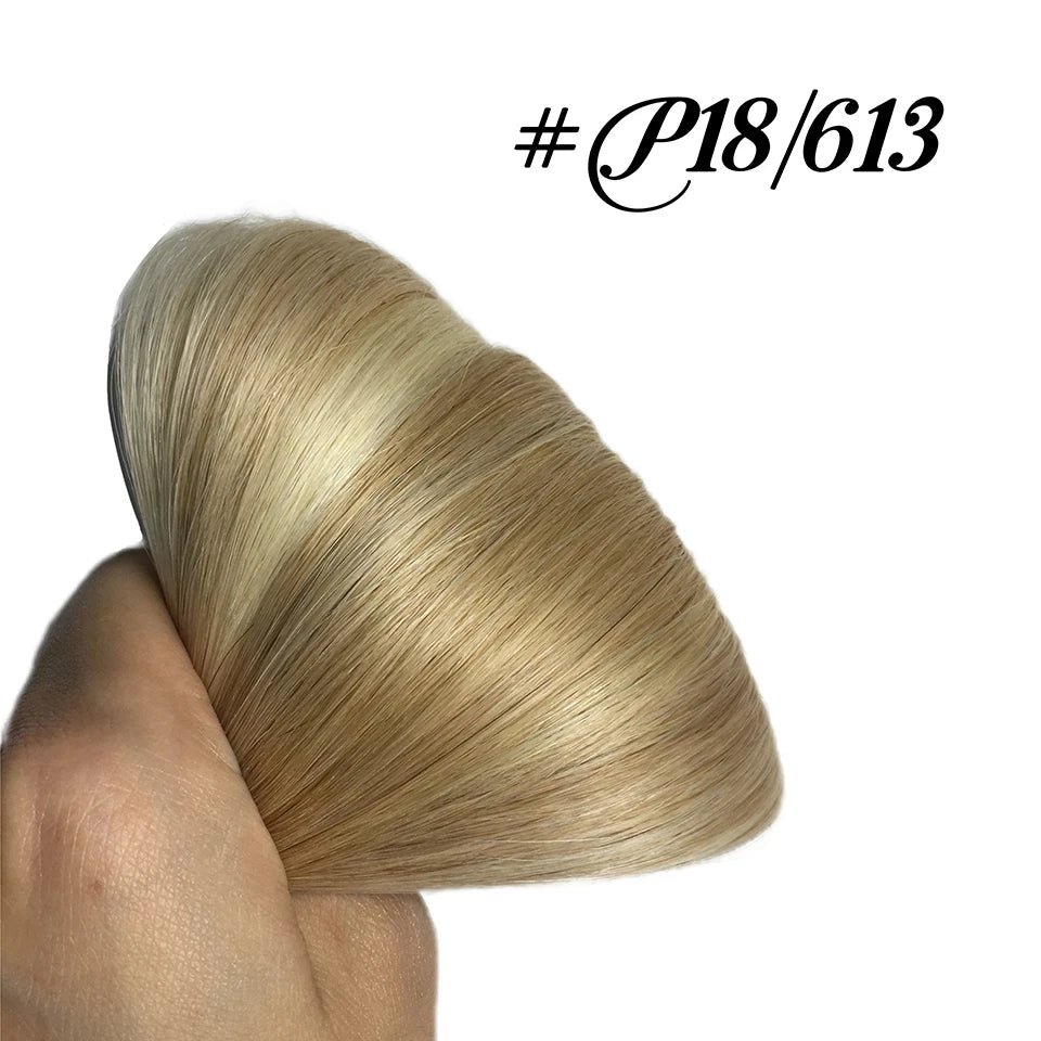 Clip In Hair Extensions, Human Hair Brazilian Straight Clip In Natural Black Color, Clip-In Remy Hair 20 22 24 26 Inch 4# Women