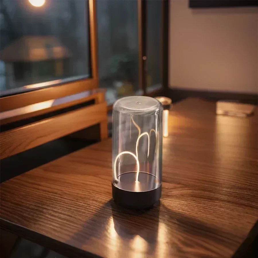 Portable quantum wire ambient magnetic light, Type-C charging, eye protection function, bedroom, study, camping, Christmas gift