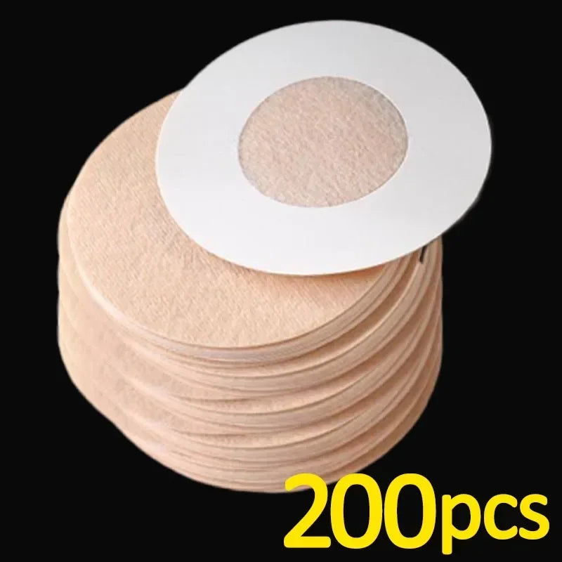 10-200Pcs, Nipple Cover Stickers, Women Breast Lift Tape Pasties, Invisible Self-Adhesive Disposable Bra Padding, Chest Paste Patch
