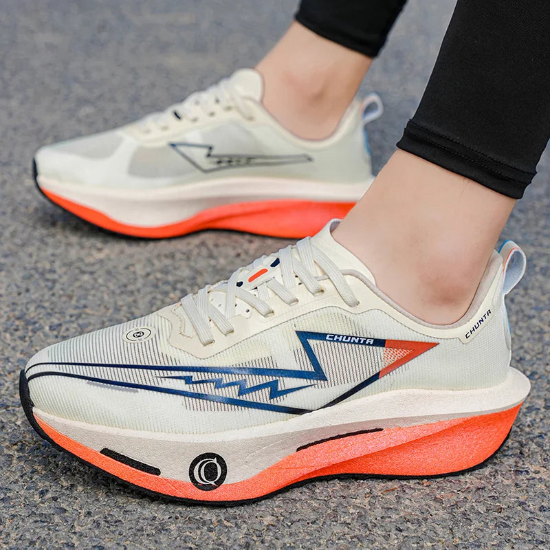 Men's Fashionable Casual and Comfortable Sports Running Shoes, Breathable Fabric Upper, Non-Slip and Wear-Resistant Cushioning Soles, Round-Toe Lace-Up Casual Running Shoes, Suitable for All Seasons