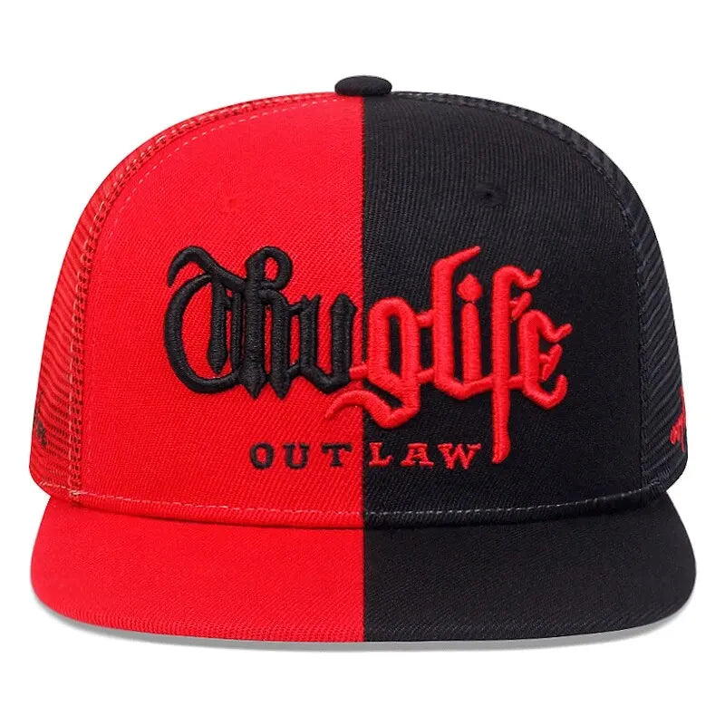 1 Pcs, Fashion Fastball CAP, Thuglife Embroidery Hiphop Baseball Cap, Snapback Hat, Adult Outdoor Casual Sun, Casual Bone Adjustable