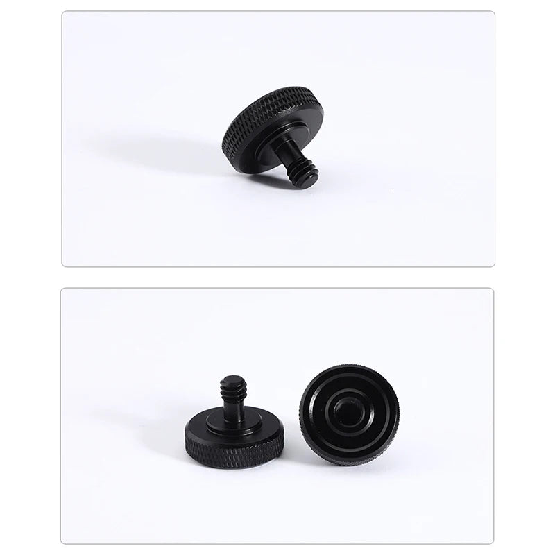 1/4" 3/8" Male Female Thread Screw, Tripod Plate Screw Mount For Camera Flash Tripod Mic, Metal Camera Accessories Mount Adapter