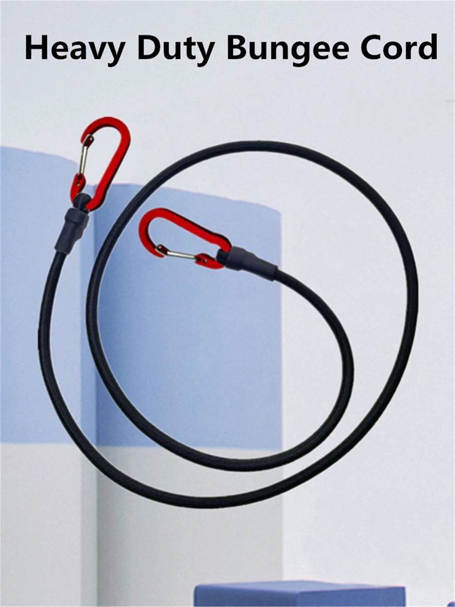 5Types, Stretch Elastic Ropes, 8MM Bungee Cords With Hooks, Lightweight Bikes Tie, Car Luggage Packing Roof Rack Strap