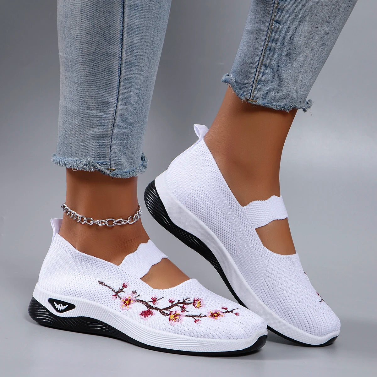 Women's summer breathable mesh flat shoes, women's shoes, casual sports shoes, clearance free shipping