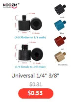 1/4" 3/8" Male Female Thread Screw, Tripod Plate Screw Mount For Camera Flash Tripod Mic, Metal Camera Accessories Mount Adapter