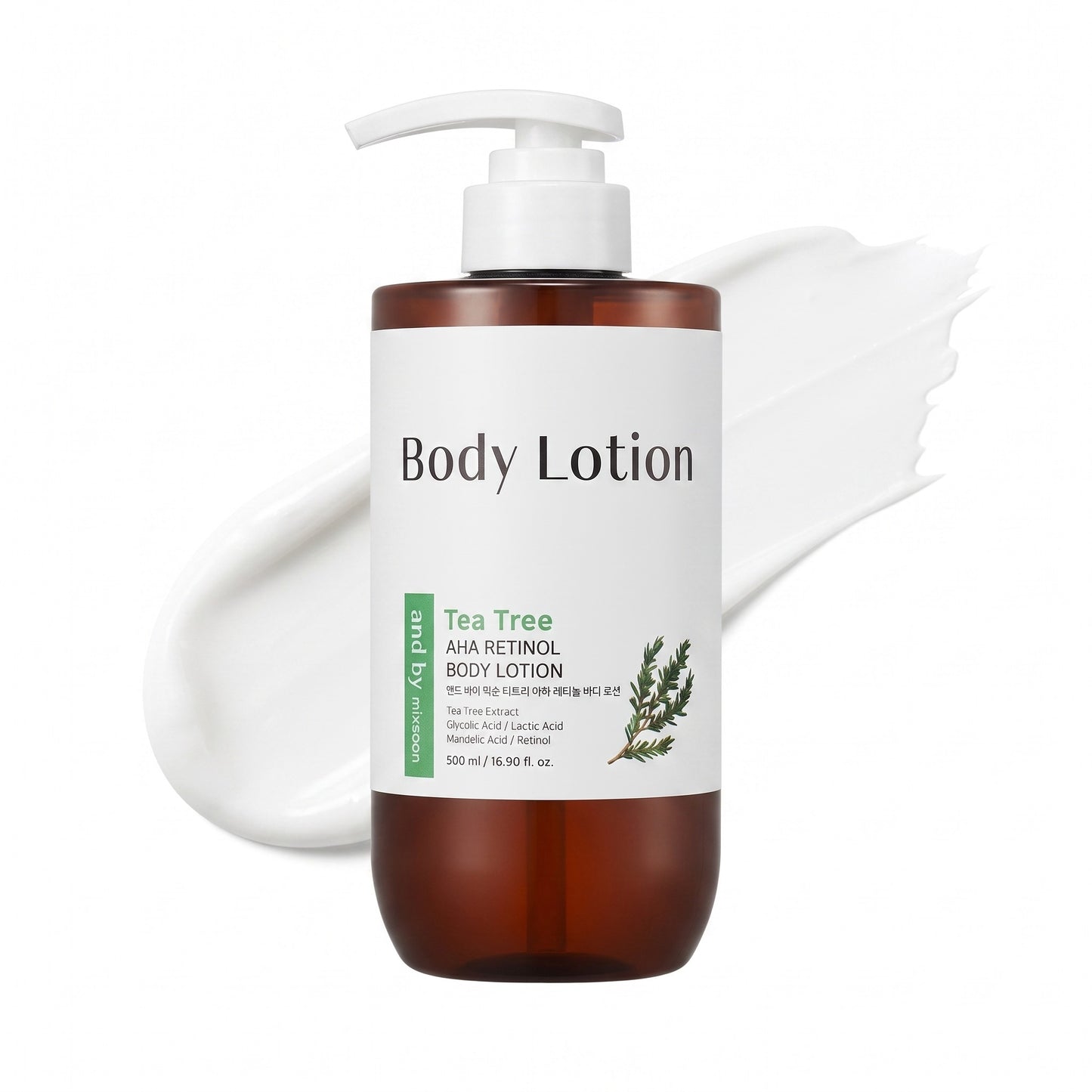 mixsoon Tea Tree AHA Retinol Body Lotion 500ml