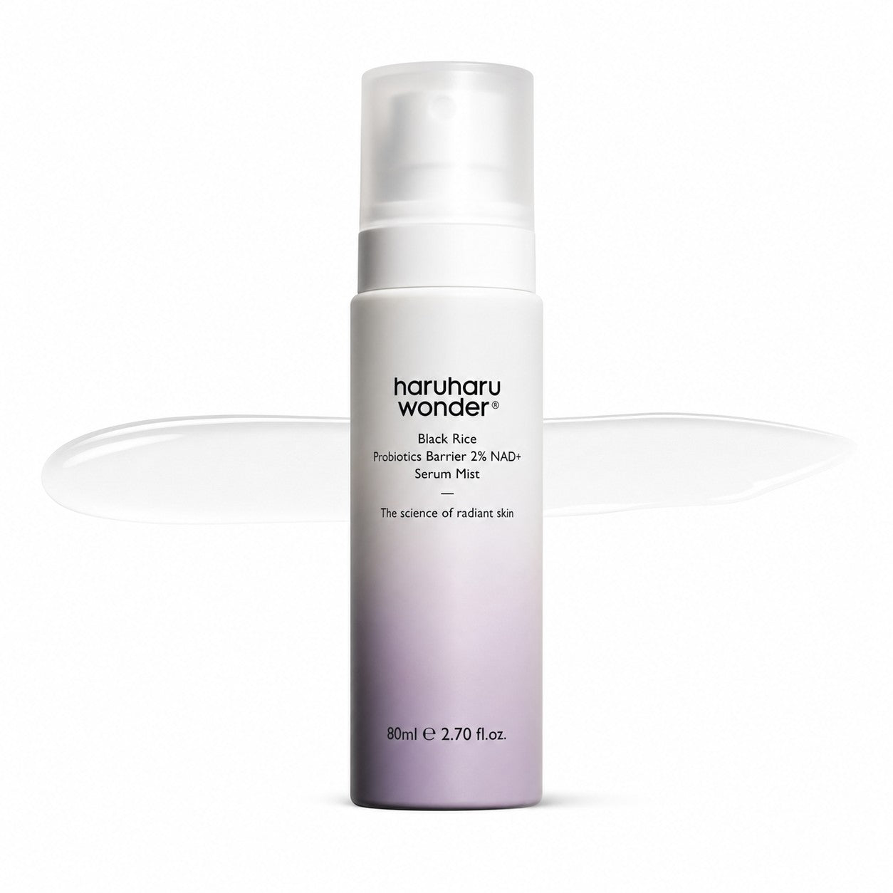 Haruharu Wonder Black Rice Probiotics Barrier 2% NAD+ Serum Mist 80ml