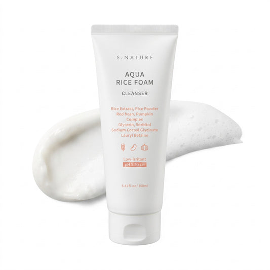 S.NATURE Limpiador en espuma Aqua Rice 160ml
