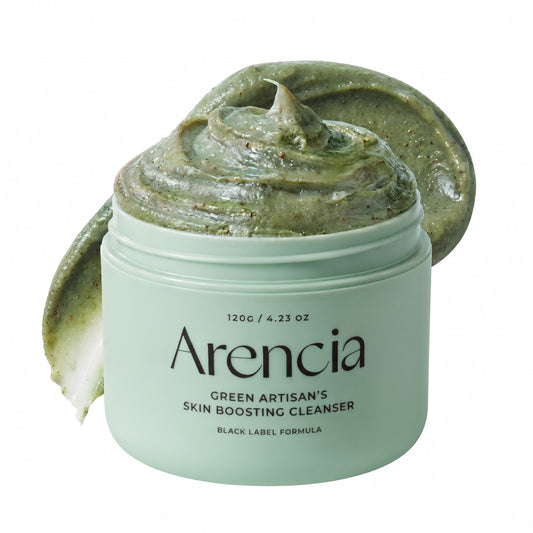Limpiador Estimulante para la Piel Artesanal Verde Arencia 120g