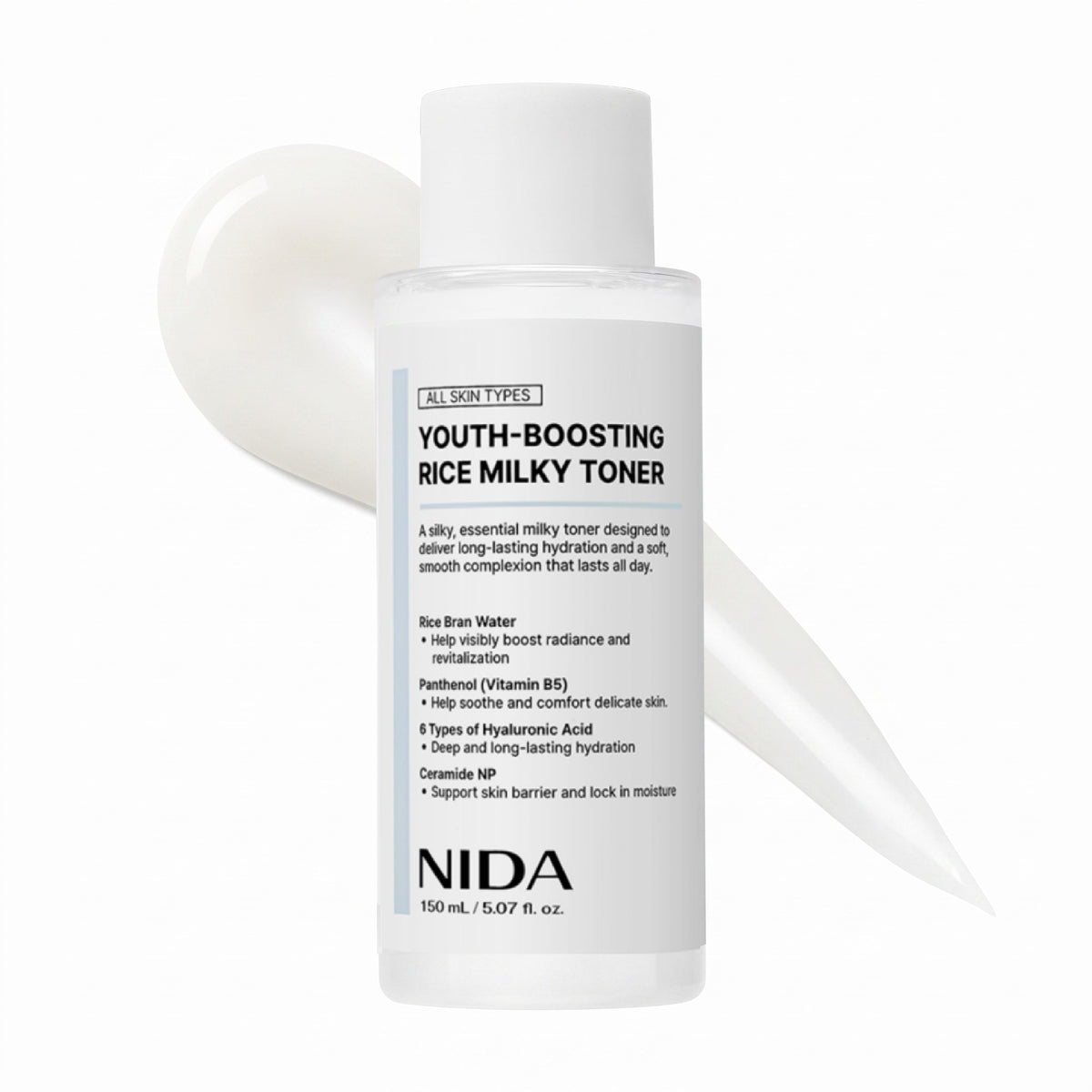 NIDA Youth-Boosting Rice Milky Toner 150ml