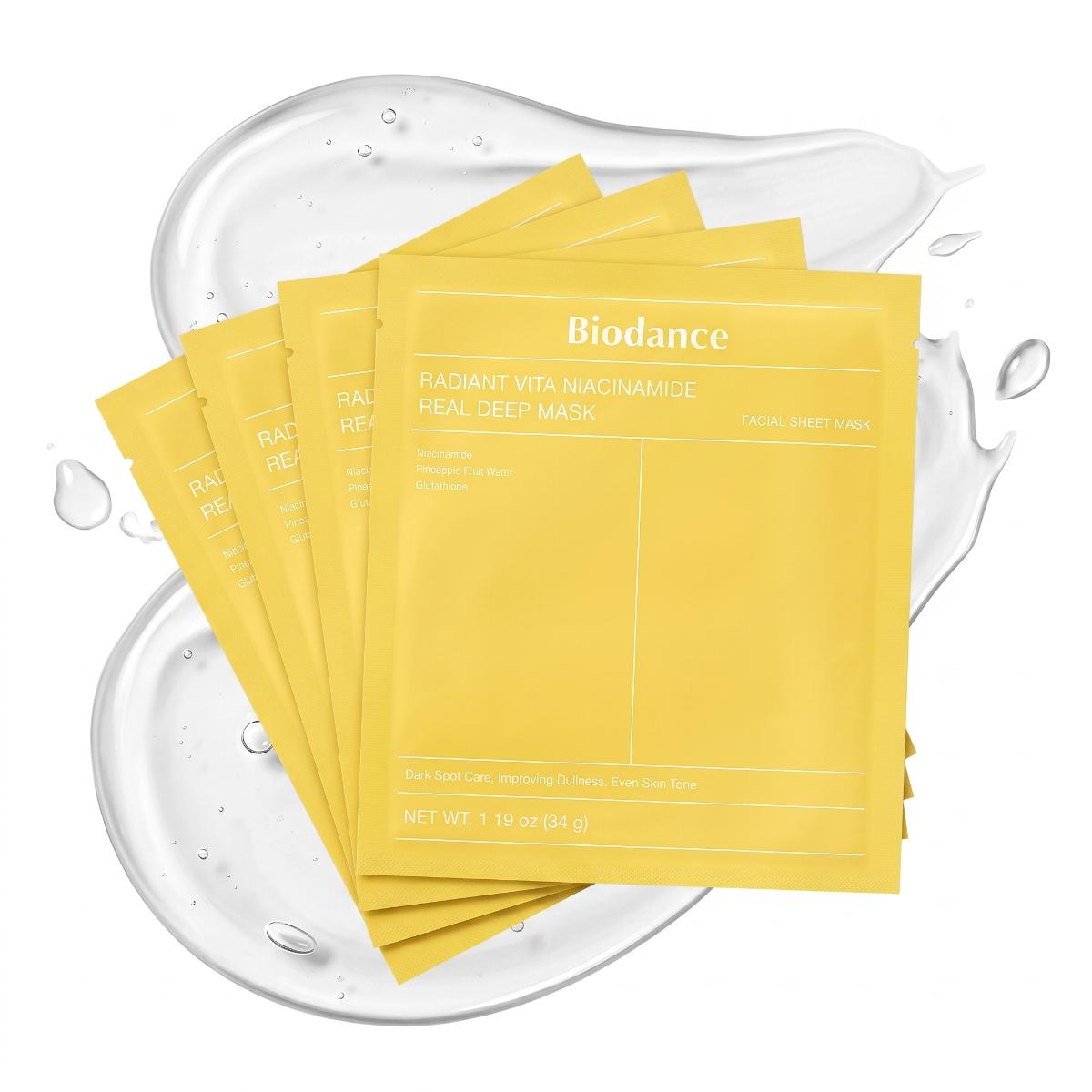 Biodance Radiant Vita Niacinamide Real Deep Mask (4 Sheets)