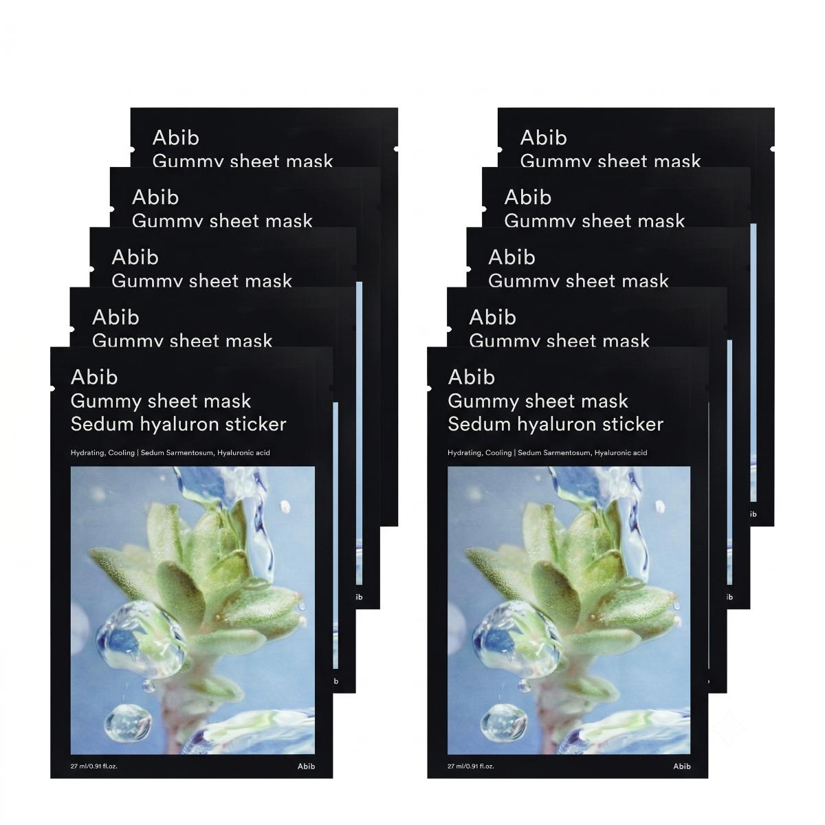 Abib Gummy Sheet Mask Sedum Hyaluron Sticker (10 Sheets)