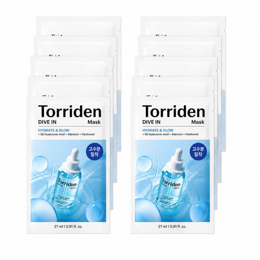 Torriden DIVE IN Low Molecular Hyaluronic Acid Mask 10 Sheets