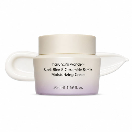 Haruharu Wonder Crema hidratante reparadora de la barrera Black Rice 5 Ceramide 50ml
