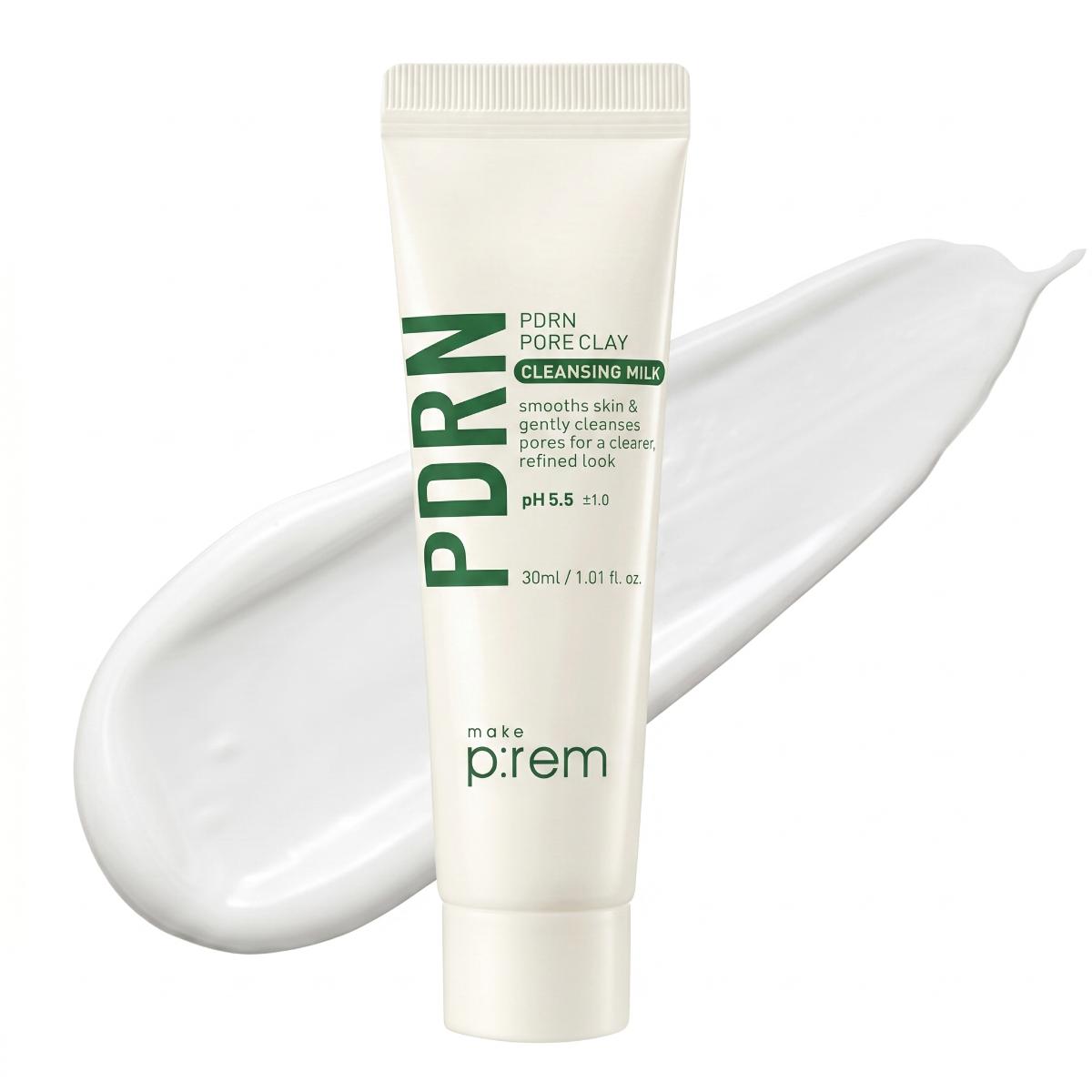 make p:rem PDRN Pore Clay Cleansing Milk 30ml