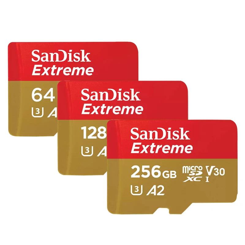 Sandisk Ultra Micro SD Card, 128gb 256gb, U3 4K V30 A2 Class 10 UHS-1 flash card, 512GB 64GB 1TB, microSD/TF Card For Phone camera