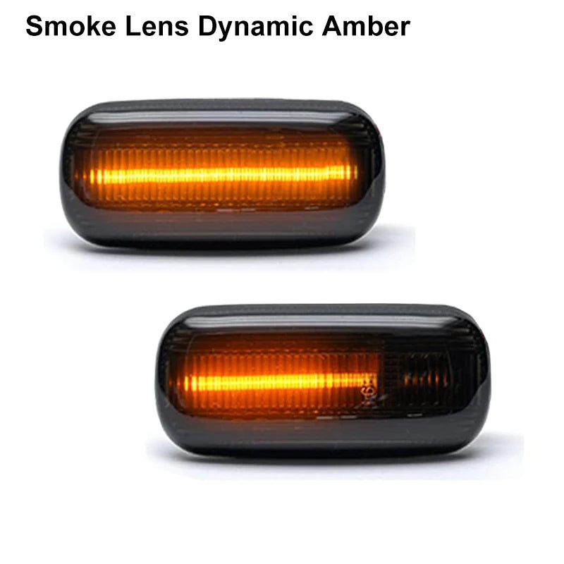 For Audi A3 S3 8P A4 S4 RS4 B6 B7 A6 S6 RS6 C6 05-08 Dynamic Turn Signal Light LED Side Marker Fender Sequential Indicator Lamp