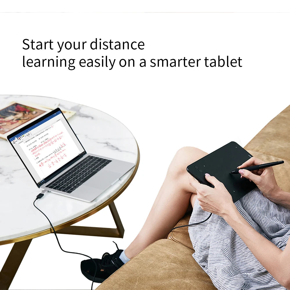 XPPen Deco Mini7 V2 Graphics Tablet, 7*4.3 Inch Digital Drawing Tablet, 8 Keys 16384 Levels 60 Tilt for Art Drawing Signature