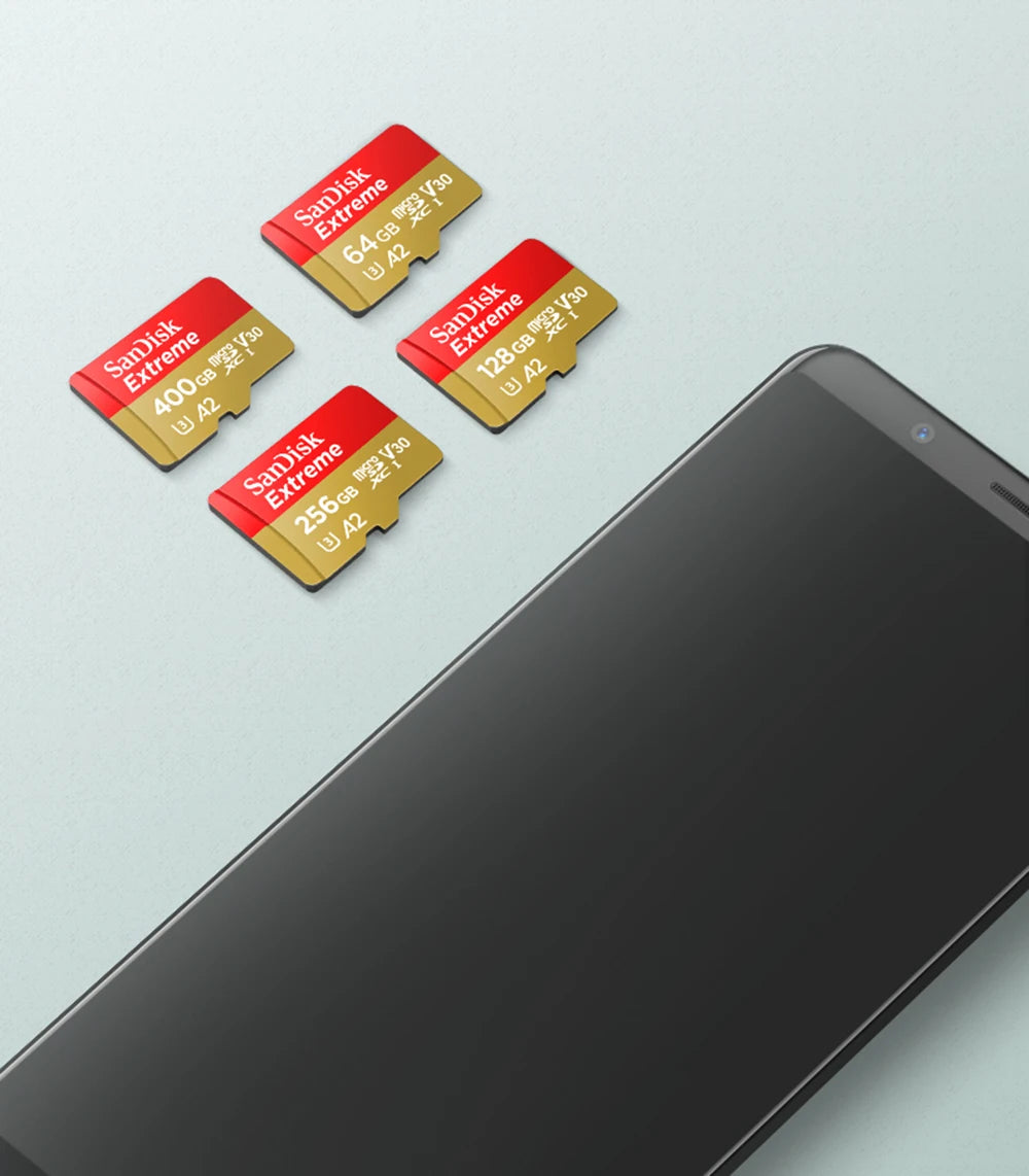 Sandisk Ultra Micro SD Card, 128gb 256gb, U3 4K V30 A2 Class 10 UHS-1 flash card, 512GB 64GB 1TB, microSD/TF Card For Phone camera