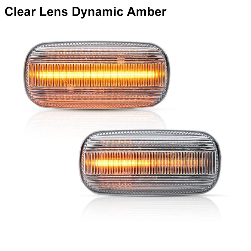 For Audi A3 S3 8P A4 S4 RS4 B6 B7 A6 S6 RS6 C6 05-08 Dynamic Turn Signal Light LED Side Marker Fender Sequential Indicator Lamp