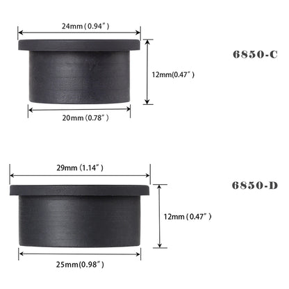 Desk Cord Grommet, Flexible Silicone Cable Hole Cover, Wire Organizer, Cable Pass Through, Round Gasket White