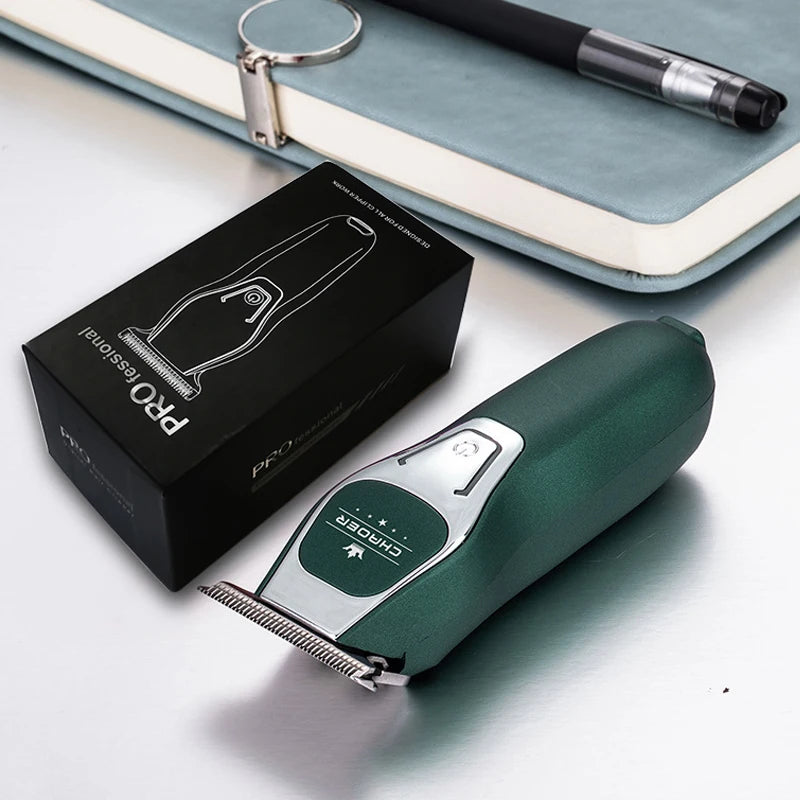 Powerful Professional Hair Trimmer For Men, 0 MM T Blade Electric Clipper, Rechargeable Barber Haircut Machine, Beard Trimmer Shaver