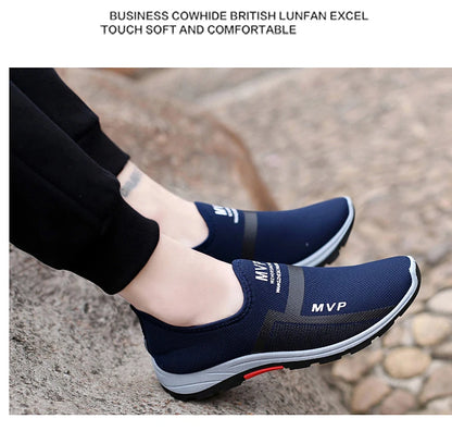 Summer Mesh Men Shoes, Lightweight Sneakers, Men Fashion Casual Walking Shoes, Breathable Slip-on Mens Loafers, Zapatillas Hombre