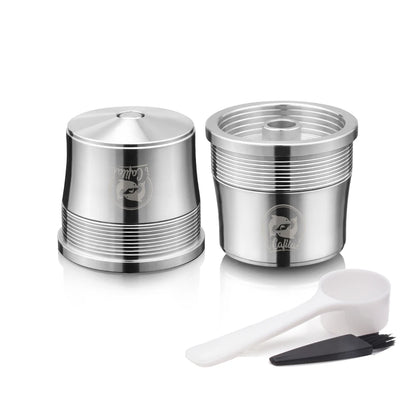 ICafilas Reusable Coffee Capsule Pod For illy X7.1 illy Y5 Machine Stainless Steel Refillable Coffee Maker Filter