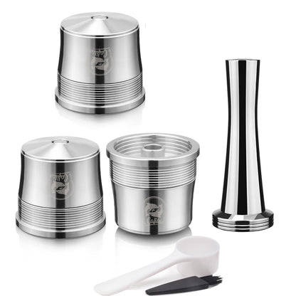 ICafilas Reusable Coffee Capsule Pod For illy X7.1 illy Y5 Machine Stainless Steel Refillable Coffee Maker Filter