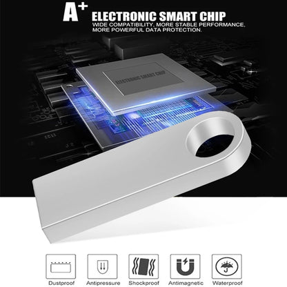 Hot Sale Metal Key Chain 3.0 USB Flash Drive 128GB Pen Drive 8GB 16GB 32GB 64GB Memory U Stick 3. 0 High Speed Pendrive