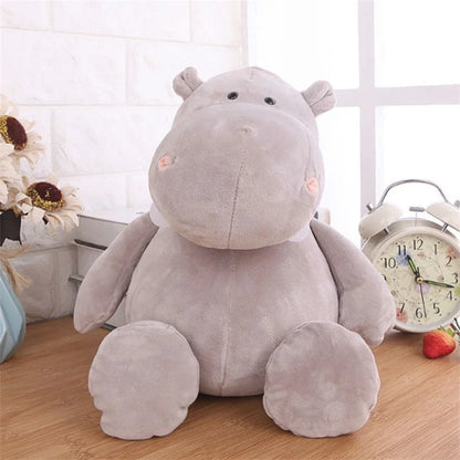 Stuffed Plush Animal Toys Soft Dolls Jungle Lion Elephant Tiger Dog Fox Monkey Deer Children Gift Kawaii Baby Kids Hobby Toys