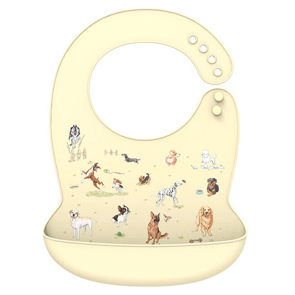 Babero de silicona impermeable para bebé, diseño de plátano, para alimentación de recién nacidos, delantal suave comestible, bufanda ajustable para eructos de bebé