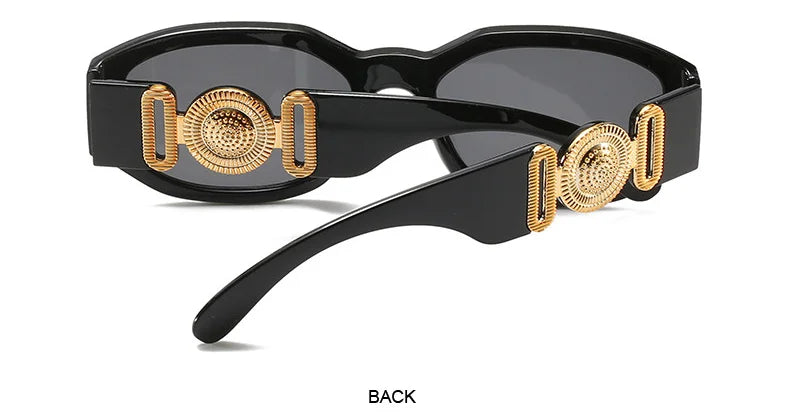 Vintage Polygon Sunglasses, Woman Fashion Brand, Small Frame Sun Glasses, Female Personality Candy Colors Retro Designer Shades