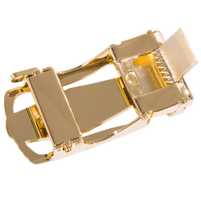 60 Kinds Metal Mens Relacement Belt Buckles Button Sliding Buckle Without Belt Black Gold Blue for 3.5 cm Ratchet Belts ONLY