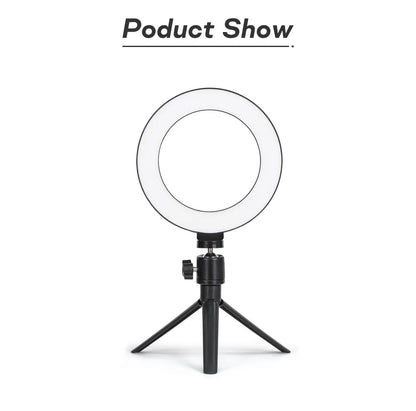 Tripod With LED Ring Light For Phone, Tripod Camera Stand Selfie Photography Light LED Lamp Color Photo Studio For YouTube Live