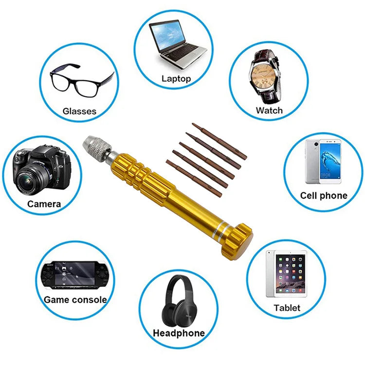 Screwdriver Set 5 in 1 Torx Multifunctional Opening Repair Tool Set Precision Screwdriver For Phones Tablet PC